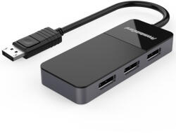 PremiumCord Displayport 1.4 - 3x Displayport elosztó adapter (KPORTAD19) (KPORTAD19)