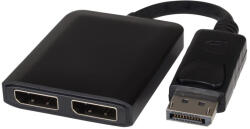 PremiumCord Displayport 1.4 - 2x Displayport elosztó adapter (KPORTAD17) (KPORTAD17)