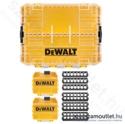 DEWALT Közepes TOUGHCASE tároló (üres) bittartóval és 2db tárolóhellyel (DT70803-QZ) (DT70803-QZ)