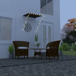 vidaXL Copertină retractabilă cu LED, antracit, 100 x 150 cm (145914)