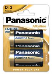 Panasonic LR20APB/2BP 1, 5V D alkáli tartós góliát elem 2 db/csomag (LR20APB-2BP)