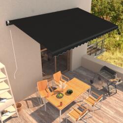 vidaXL Copertină retractabilă automat, antracit, 600 x 300 cm (3051254)