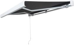 vidaXL Copertină manuală tip casetă, 300 cm, antracit (274873)