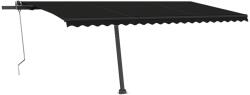 vidaXL Copertină autonomă retractabilă automat, antracit, 500x350 cm (3069869)