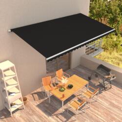 vidaXL Copertină retractabilă automat, antracit, 600x300 cm (3051207)