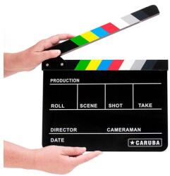 Caruba profi filmes csapó tábla - fekete/színes (whiteboard marker)