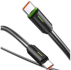 USAMS YU cablu de date (Tip-C - Tip-C, 60W, încărcător rapid, 100cm, șiret) NEGRU SJ734USB01 (SJ734USB01)
