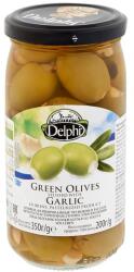 Delphi zöld olívabogyó fokhagymával töltve sós lében 350 g