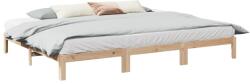 vidaXL családi ágykeret matrac nélkül 270x200 cm tömör fa fenyőfa (3324568)