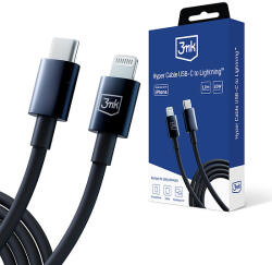 3mk Protection 3mk Hyper kábel USB-C / Lightning 20W 1, 2m - fekete