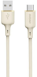 Dudao L7SC USB-A - USB-C kábel 5A 1m - bézs