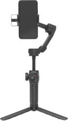 Techsuit - Telefon Gimbal, stabilizátor (L9) - Beépített Hosszabbító rúddal, összecsukható - Fekete