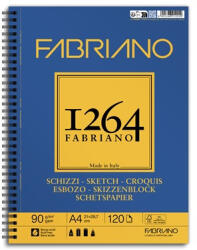 Fedrigoni 1264 Sketch 90 g A4 120 lap spirál rajz- és vázlattömb (19100635) - haztartasibolt