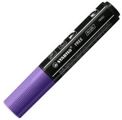 STABILO Marker acrilic STABILO FREE Acrylic T800C Vârf pană 4-10 mm - violet