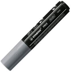 STABILO Marker acrilic STABILO FREE Acrylic T800C Vârf pană 4-10 mm - gri