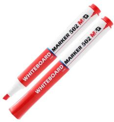 M&G Marker pentru tablă albă M&G 502 - vârf cu pană, roșu