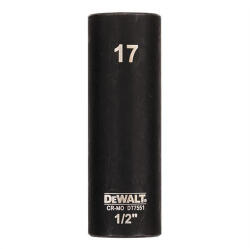 DEWALT 17 mm 1/2" dugókulcs (mély) (DT7551-QZ)