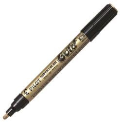 Pilot Marker permanent PILOT Super Color mediu - auriu
