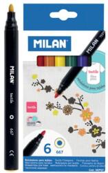 MILAN Markere MILAN pentru textile - set 6 buc