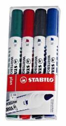 STABILO Marker pentru tabla albă, 2, 5-3, 5 mm, vârf tăiat, STABILO Plan, culori mixte