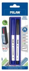 MILAN Set markere pentru tabla + radiera magnetica, set 4 buc - tonerdepot - 24,31 RON