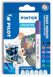 Pilot Marker decorativ PILOT "Pintor Creative", set de 6 buc. , varf F