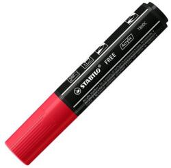 STABILO Marker acrilic STABILO FREE Acrylic T800C Vârf pană 4-10 mm - purpuriu