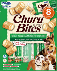 Inaba Foods Dog Churu Bites - пилешко с риба тон 8 x 12 г
