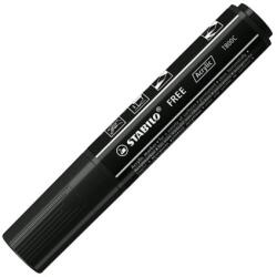 STABILO Marker acrilic STABILO FREE Acrylic T800C Vârf pană 4-10 mm - negru