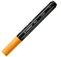 STABILO Marker acrilic STABILO FREE Acrylic T300 Varf rotund 2-3 mm - portocaliu