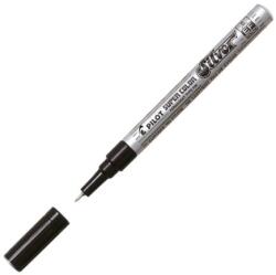 Pilot Marker permanent PILOT Super Color extra subțire - argintiu