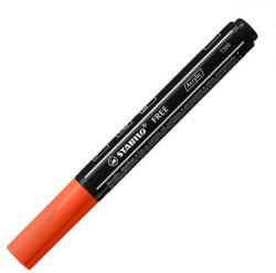 STABILO Marker acrilic STABILO FREE Acrylic T300 Varf rotund 2-3 mm - rosu deschis