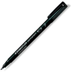 STAEDTLER Marker permanent, OHP, 0, 6 mm, STAEDTLER "Lumocolor® 318 F", negru