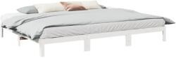 vidaXL családi ágykeret matrac nélkül fehér 240x200cm tömör fa fenyőfa (3324566)