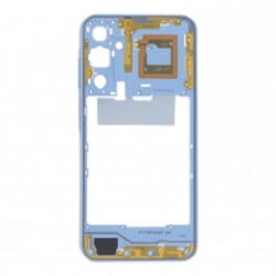 Samsung A256 Galaxy A25 5G középső keret NFC-vel, világoskék, blue (gyári)