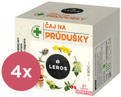 Leros Baby 4x LEROS Gyermek tea légutakra 10x1, 5g