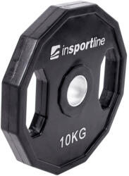 inSPORTline Olimpiai gumírozott súlyzótárcsa inSPORTline Ruberton 10 kg Súlytárcsa