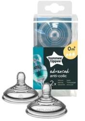 Tommee Tippee Anti-colic variábilis cumisüveg cumi 0+ hó 2 db