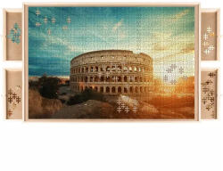 Malatec Nagyméretű puzzle kirakó tábla, szortírozófiókokkal, 1500 db-os méretig, 89×69 cm méretben