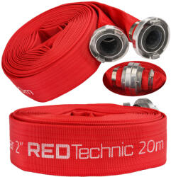 Red Technic Tűzoltó tömlő gyorscsatlakozóval 2" 20M 8 BAR RTWS0067 (RTWS0067) - geminiduo