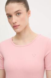 Guess t-shirt STEFFI női, rózsaszín, V5RI04 KCLH0 - rózsaszín M