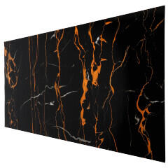 ANRO Wall Szivacsos öntapadós falburkolat Marble ARS-04 fekete-sárga márvány mintás (6 db 30x60 cm-es lap) (ARS-04)