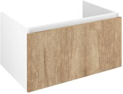 SAPHO Sapho, LOREA mosogató szekrény 80x44x51, 2cm, 1x fiók, alabama tölgy/matt fehér, LE080-2231 (LE080-2231)