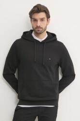 Tommy Hilfiger pamut melegítőfelső fekete, férfi, melange, kapucnis, MW0MW37235 - fekete M