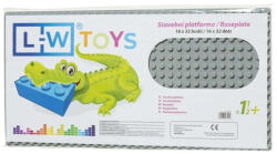 L-W Toys LW Toys tábla / alap 16x32 szürke (LEGO kompatibilis) (LW9508)