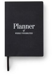 Printworks heti tervező Weekly Planner - fekete Univerzális méret