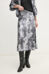 Diane Von Furstenberg szoknya ezüst, midi, harang alakú, DVFKM4S004 - ezüst XS