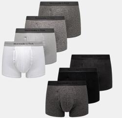 Abercrombie & Fitch boxeralsó 7 db fekete, férfi, KI114-3038 - fekete XXL