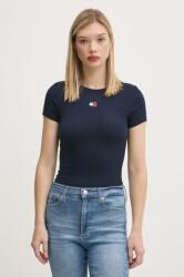 Tommy Jeans t-shirt női, sötétkék, DW0DW20463 - sötétkék L