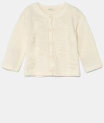 Benetton baba kardigán gyapjú keverékből bézs, könnyű, 1076A500X - bézs 68